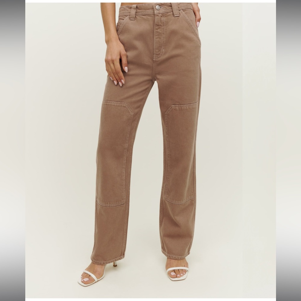 Reformation Jeans Harrison Carpenter High Rise Straight Pants